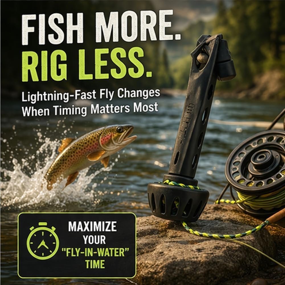 ポータブル磁気フライスレッダー 簡単で速いフライフィッシング - Fishing Line Dispenser のレビューと価格