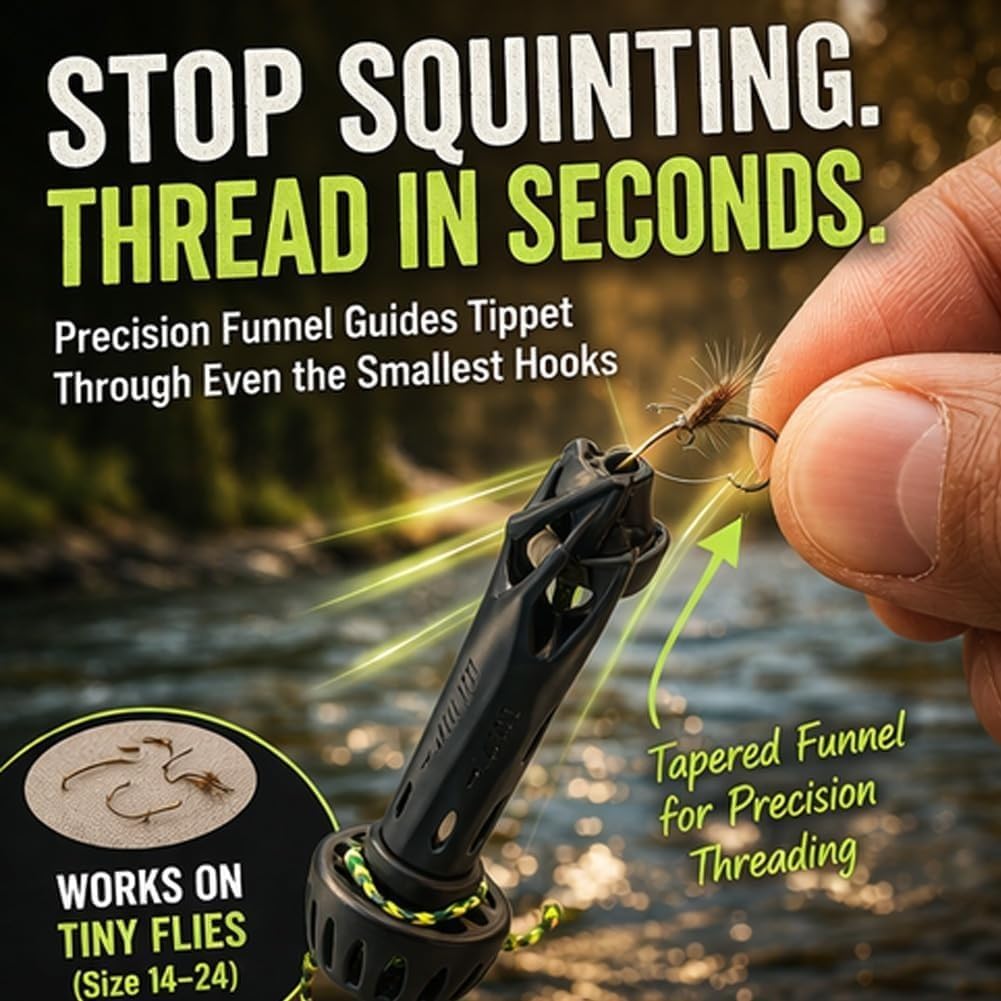 ポータブル磁気フライスレッダー 簡単で速いフライフィッシング - Fishing Line Dispenser のレビューと価格