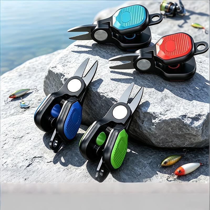 釣り用ルアーラインカットはさみポータブルステンレス鋼鋸歯状刃 - Fishing Line Cutter のレビューと価格